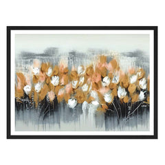 Fleurs Orange - Painting